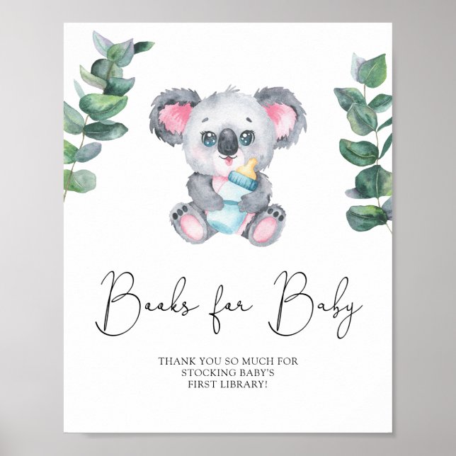 Koala Bear Books for baby Poster (Front)