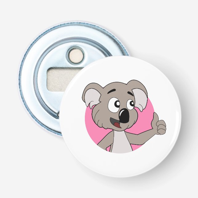 Koala bear cartoon bottle opener (Front)