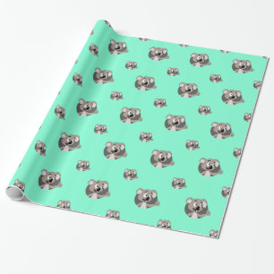 Koala bear cartoon Wrapping Paper