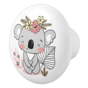 Koala Bear Ceramic Knob