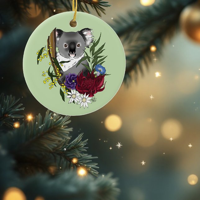 Koala Bear Ceramic Tree Decoration (Creator Uploaded)