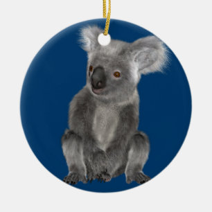 Koala Bear Ceramic Tree Decoration