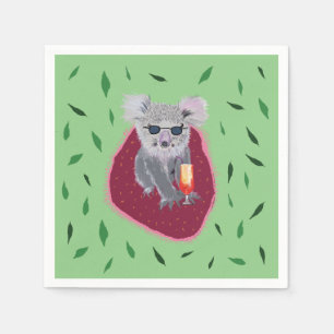 Koala Bear Chill Out Napkin