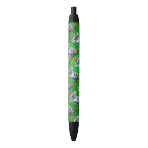 Koala Bear Christmas Black Ink Pen