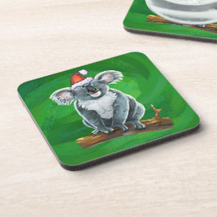 Koala Bear Christmas Coaster