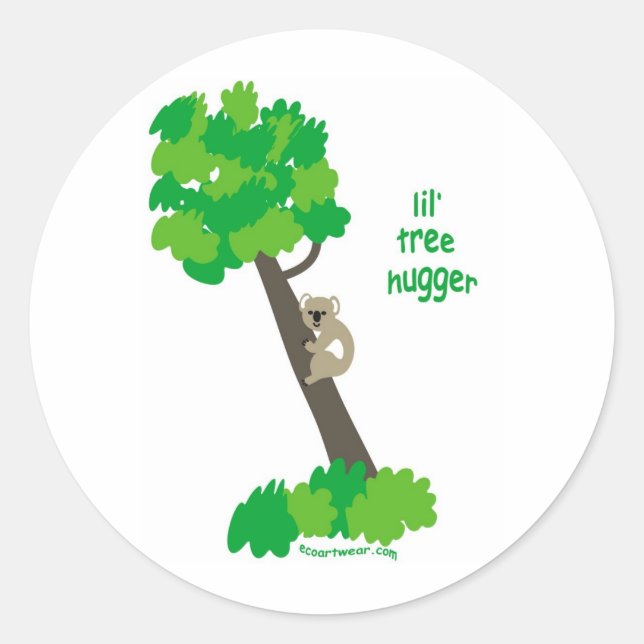 Koala Bear Classic Round Sticker (Front)