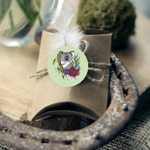 Koala Bear Classic Round Sticker