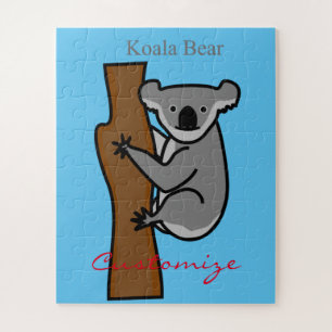 Koala Bear Climbing Tree Thunder_Cove Jigsaw Puzzle
