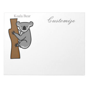 Koala Bear Climbing Tree Thunder_Cove Notepad