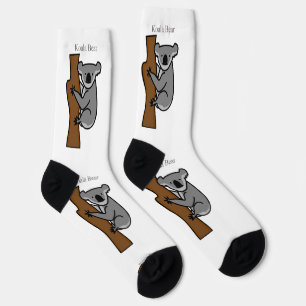 Koala Bear Climbing Tree Thunder_Cove Socks