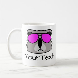 Koala Bear Doodle Face Personalised Coffee Mug