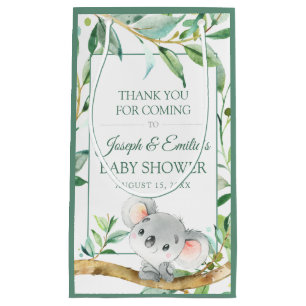 Koala Bear Gift Tags for Favours Small Gift Bag