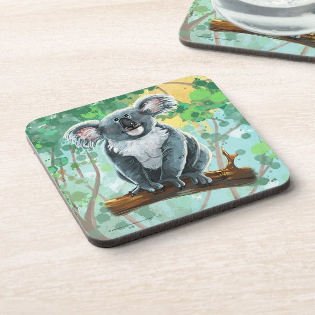 Koala Bear Gifts & Accessories Coaster (Left Side)