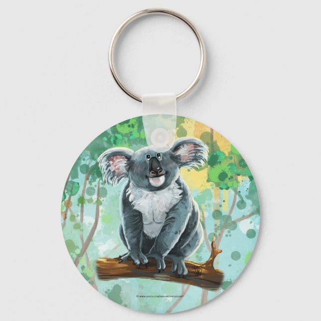 Koala Bear Gifts & Accessories Key Ring (Front)