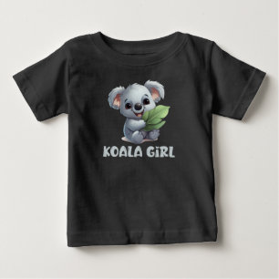 Koala Bear Girl Baby T-Shirt