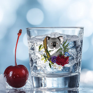 Koala Bear Green Shot Glass