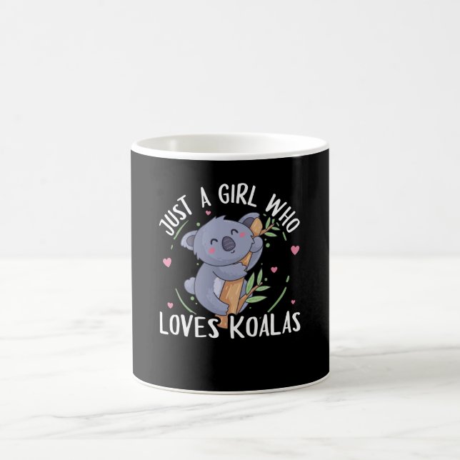 Koala Bear Just A Girl Who Loves Koalas Coffee Mug (Center)