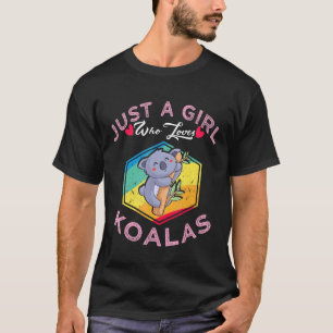 Koala Bear  Just A Girl Who Loves Koalas Lovers T-Shirt