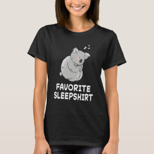 Koala bear Koalas Nap Sleeping Sleep Pajama Nightg T-Shirt