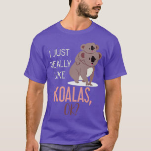 Koala Bear Lover Zoo Keeper Australia Koala T-Shirt