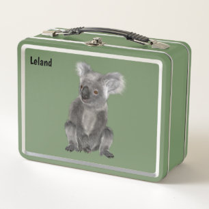Koala Bear Metal Lunch Box
