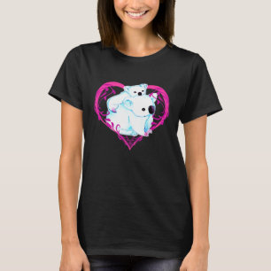Koala Bear Mum And Baby In Heart For Valentines Da T-Shirt
