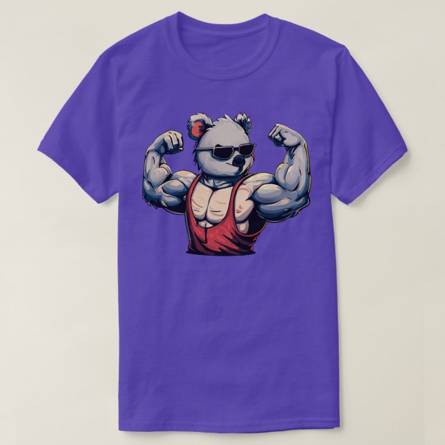 Koala bear Muscle T-Shirt (Design Front)