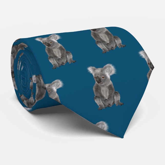 Koala Bear Neck Tie (Rolled)