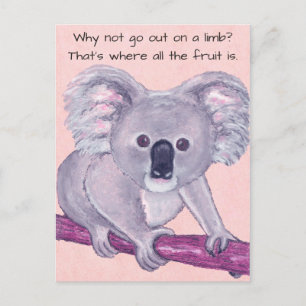 Koala Bear~Out on a Limb Postcard