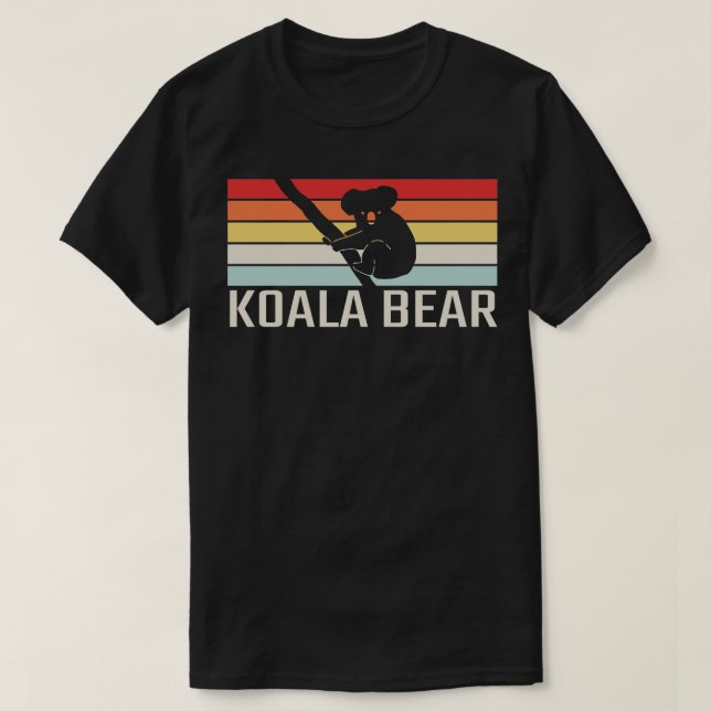 Koala Bear Retro 4 T-Shirt (Design Front)