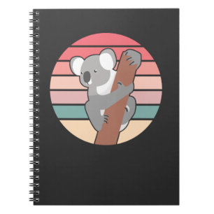 Koala Bear Retro Notebook