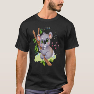 Koala Bear Retro Sunset Animal Koala T-Shirt
