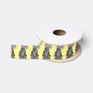 Koala Bear Satin Ribbon