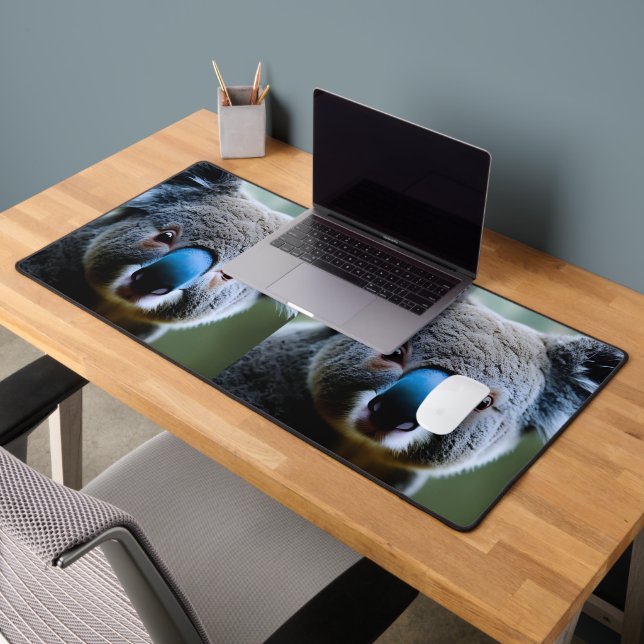 Koala Bear Selfie, Desk Mat (Office 2)