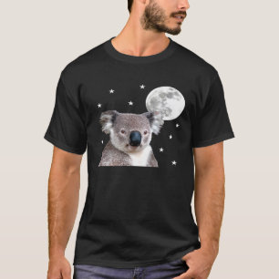 Koala Bear Stars Moon Space Animal T-Shirt