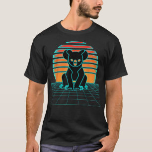 Koala Bear Synthwave Aesthetic 80s Style Animal T-Shirt