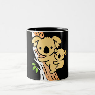 Koala Bear Two-Tone Coffee Mug