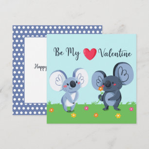 Koala Bear Valentine’s Card