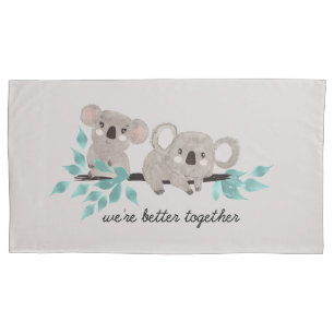 Koala Bear Water Colour Art Pillow Case