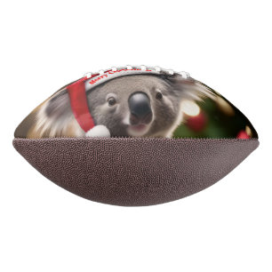 Koala Bear Wearing Santa Hat, American Football