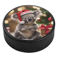 Koala Bear Wearing Santa Hat,