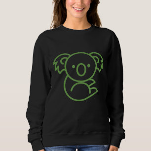 Koala Bear Wild Animal Lover Koalas Design Sweatshirt