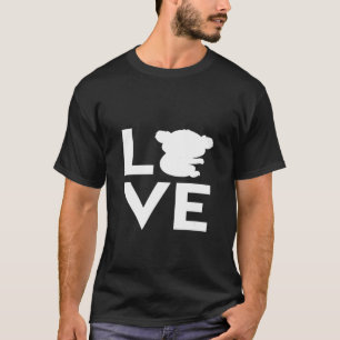 Koala Bear Zoo Keeper Valentines Day Koala T-Shirt