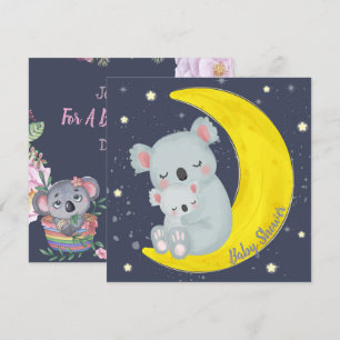 Koala Bears Baby Shower Invitation