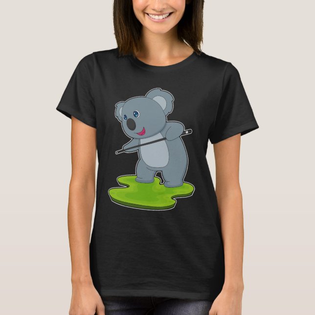 Koala Billiards Cue Sports T-Shirt (Front)