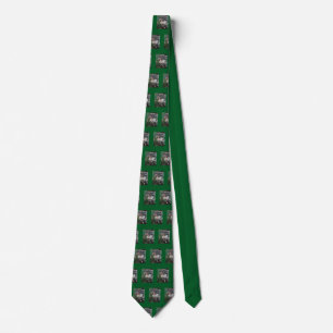 Koala Candy Cane Christmas Tie
