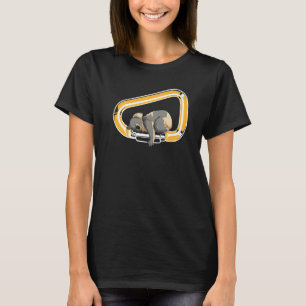 Koala Carabiner Climbing Animal Cute Bouldering T-Shirt