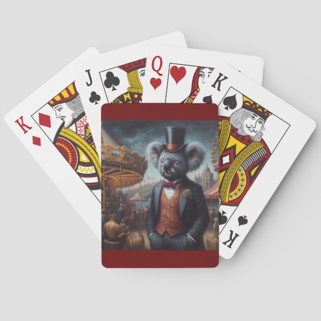 Koala Carnival Playing Cards (Back)