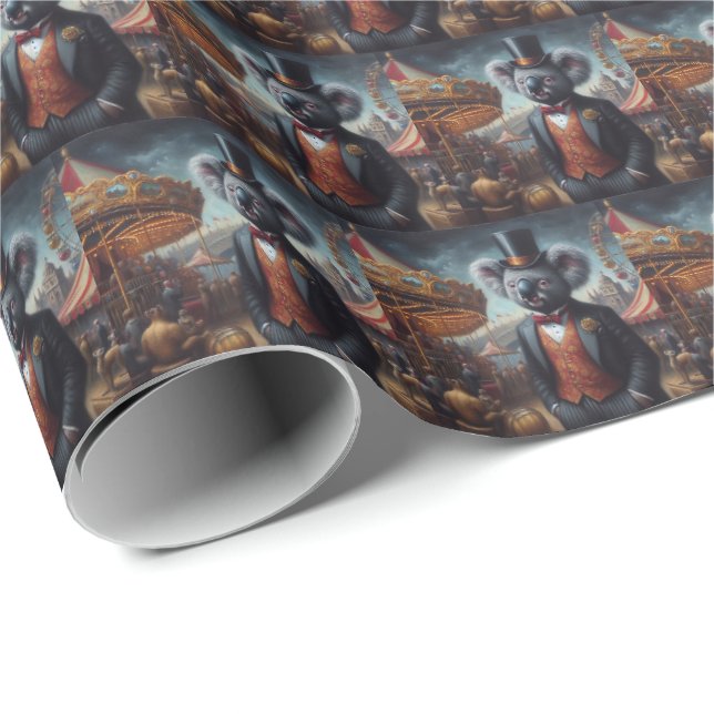 Koala Carnival Wrapping Paper (Roll Corner)
