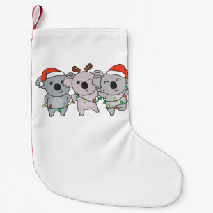 Koala Christmas Animals Cute Koalas Holiday Small Christmas Stocking